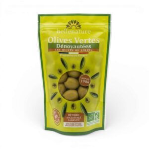 OLIVES VERTES DENOYAU. 170G BELLE NATURE