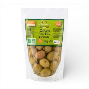 OLIVES VERTES PERSILLADE 130GR BELLENATURE