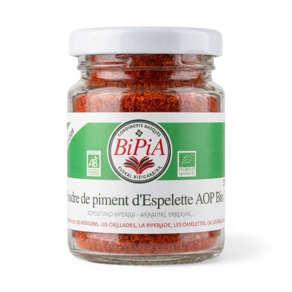 Piment d’Espelette AOP 40 g Bipia