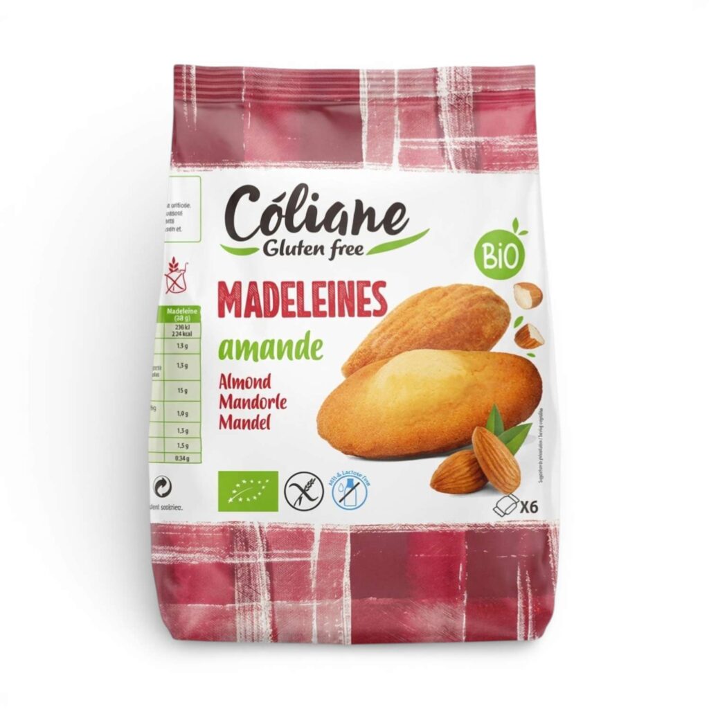 Madeleines à l’amande sans gluten 180 g Céliane
