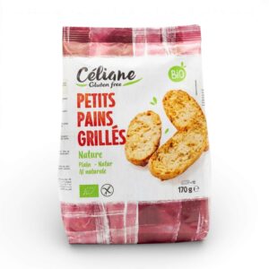 PETITS PAINS GRILLES NATURE 170GR CELIANE