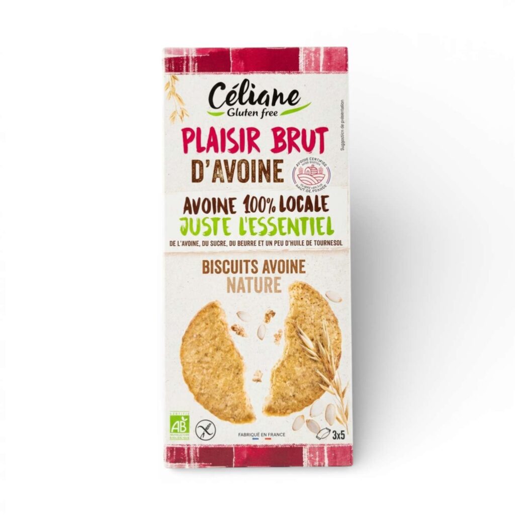 BISCUITS AVOINE NATURE 130GR CELIANE