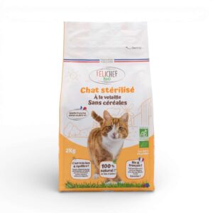 CROQUETTES SS CEREALES CHATS STERILISES 2KG FELICHEF