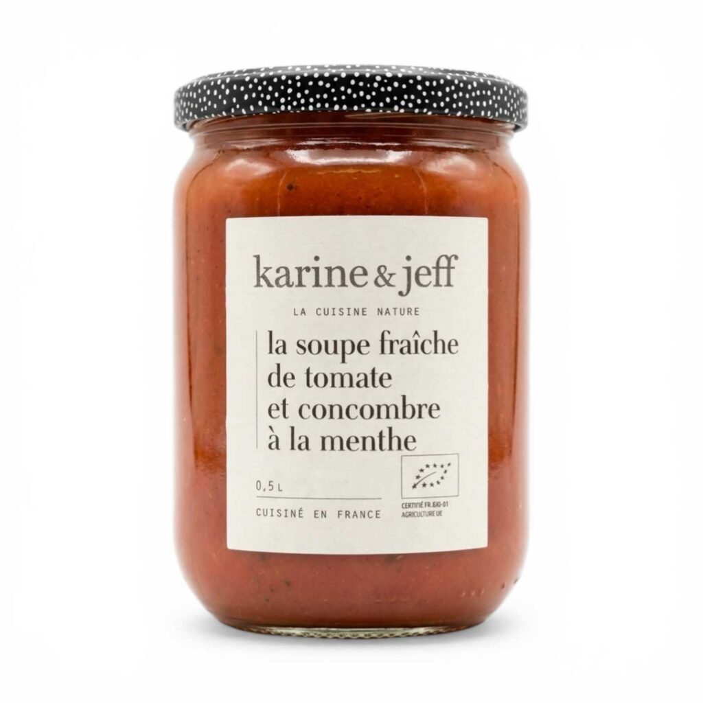 La Soupe Fraîche Tomate Concombre 500ml Karine et Jeff
