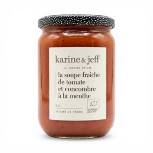 LA SOUPE FRAICHE TOMATE CONCOMBRE 500ML KARINE ET JEFF