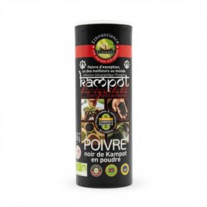 POIVRE NOIR DE KAMPOT MOULU 45GR ECOIDEES
