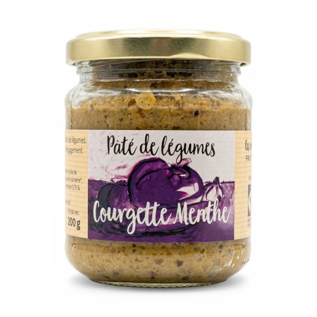 Pâté de Légumes Courgette Menthe 200g les Jardins de la Vere