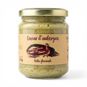 CAVIAR D'AUBERGINE 200G LES JARDINS DE LA VERE