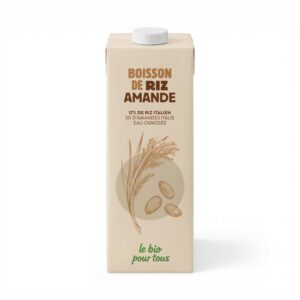 BOISSON RIZ AMANDE 1L LE BIO POUR TOUS