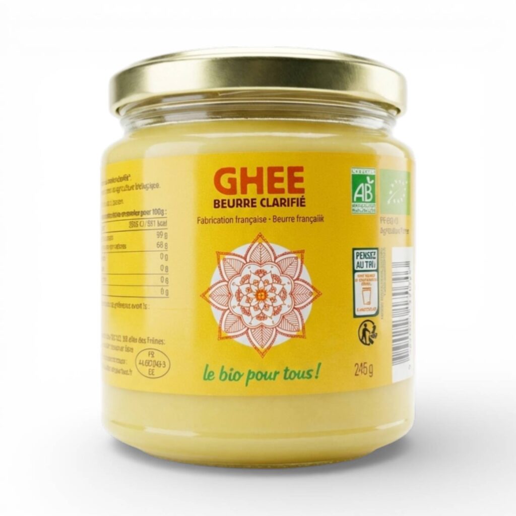 Ghee Beurre Clarifie 245gr le Bio pour Tous