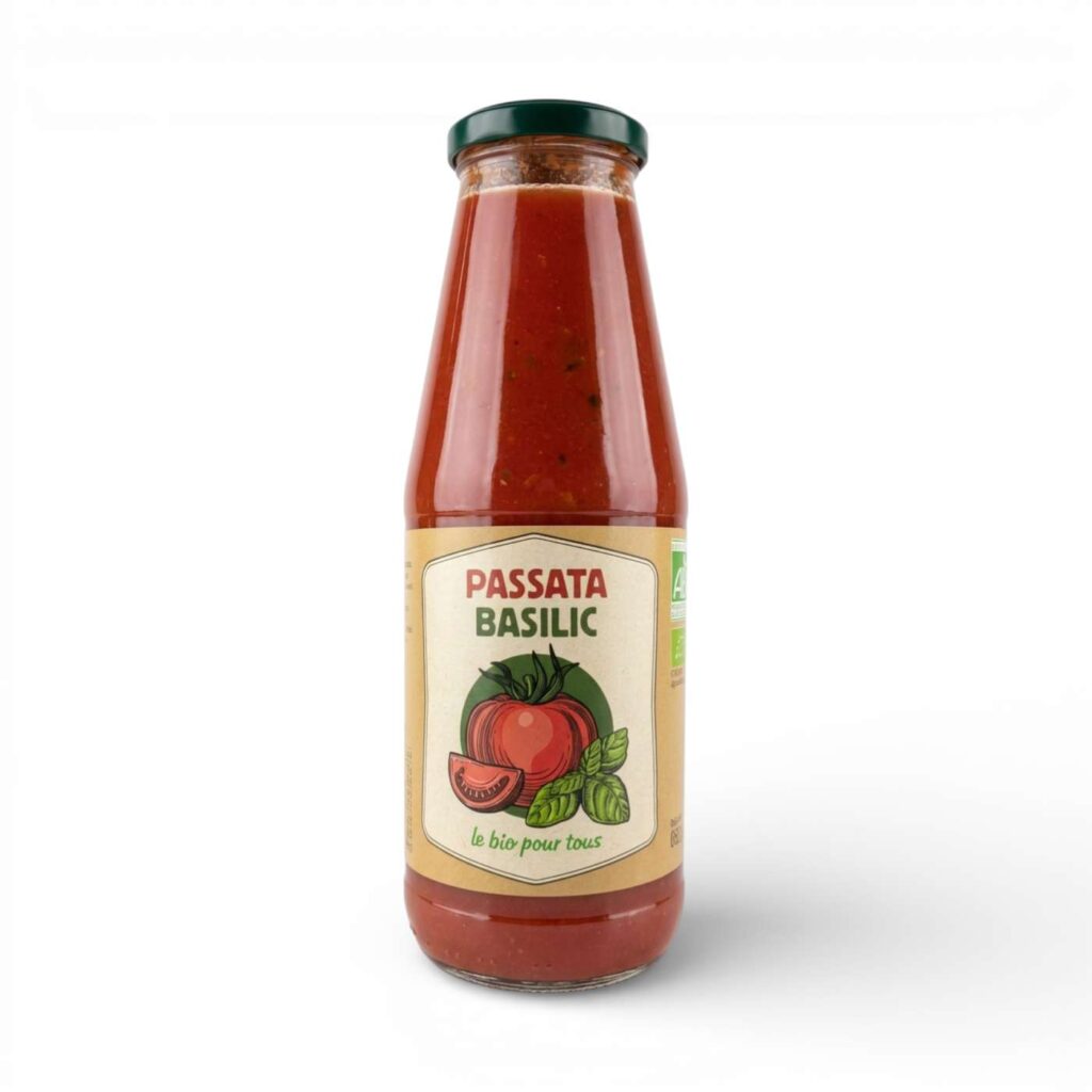 Passata Basilic 680gr le Bio pour Tous