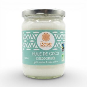 HUILE DE COCO NATURE DESODORISEE 500ML BASE