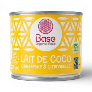 LAIT DE COCO GINGEMBRE CITRONNELLE 200ML BASE