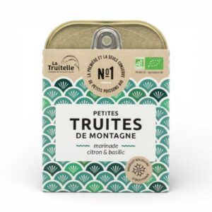 TRUITE DE MONTAGNE CITRON BASILIC 100GR LA TRUITELLE