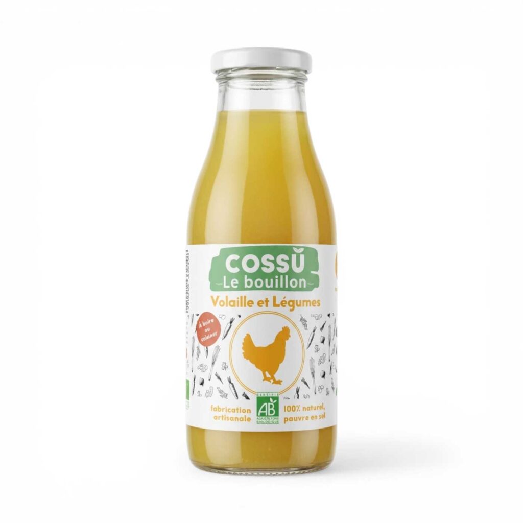 BOUILLON VOLAILLE/LEGUMES 50CL COSSU