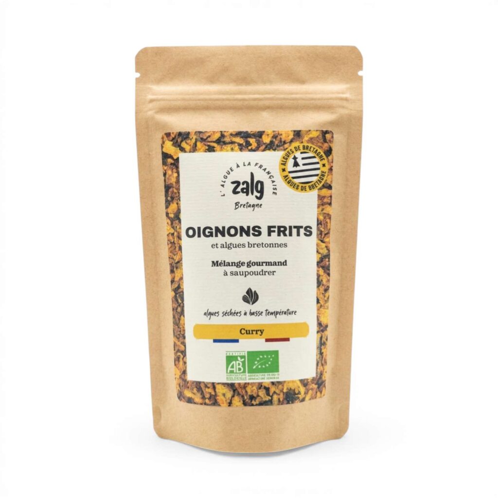 Oignons Frits Algues Curry 70gr Zalg