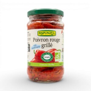 Poivrons rouges grillés 310 g Rapunzel