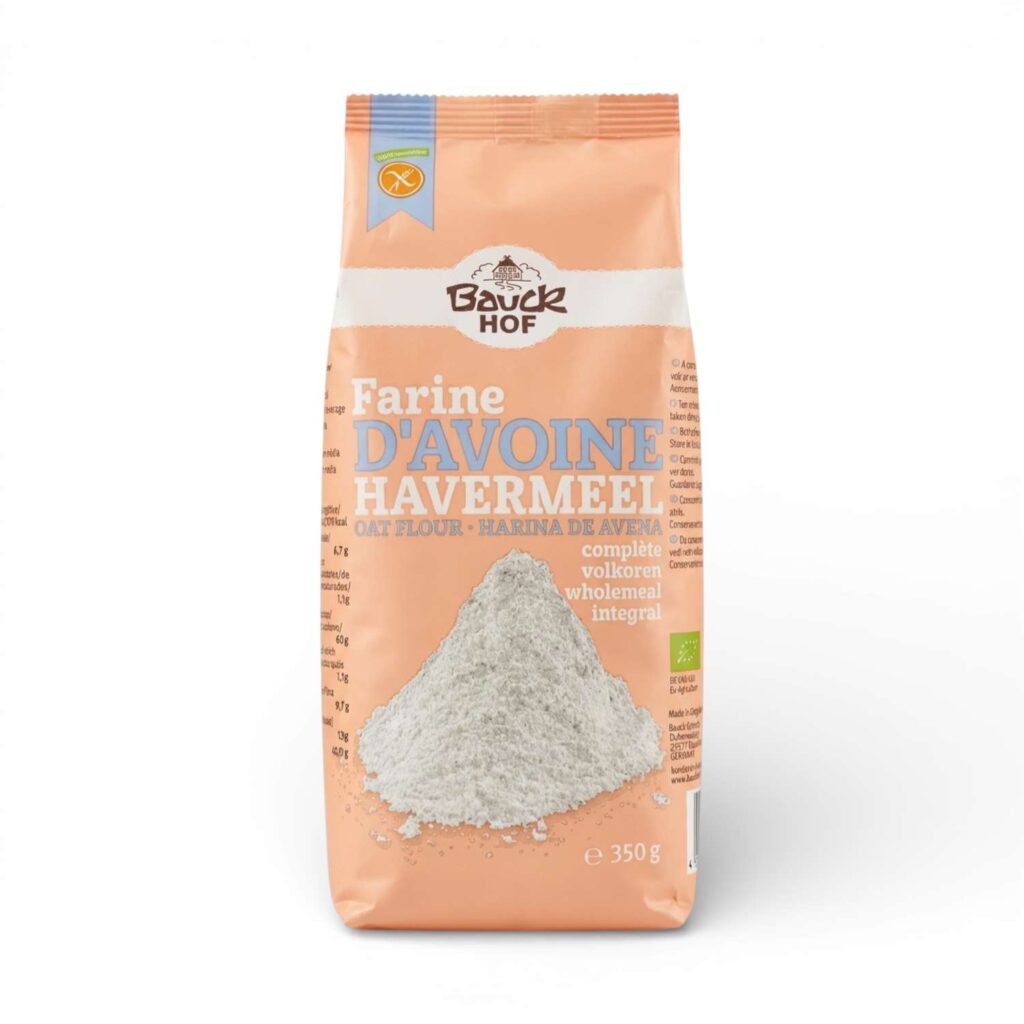 Farine d’avoine complète sans gluten 350 g Bauckhof
