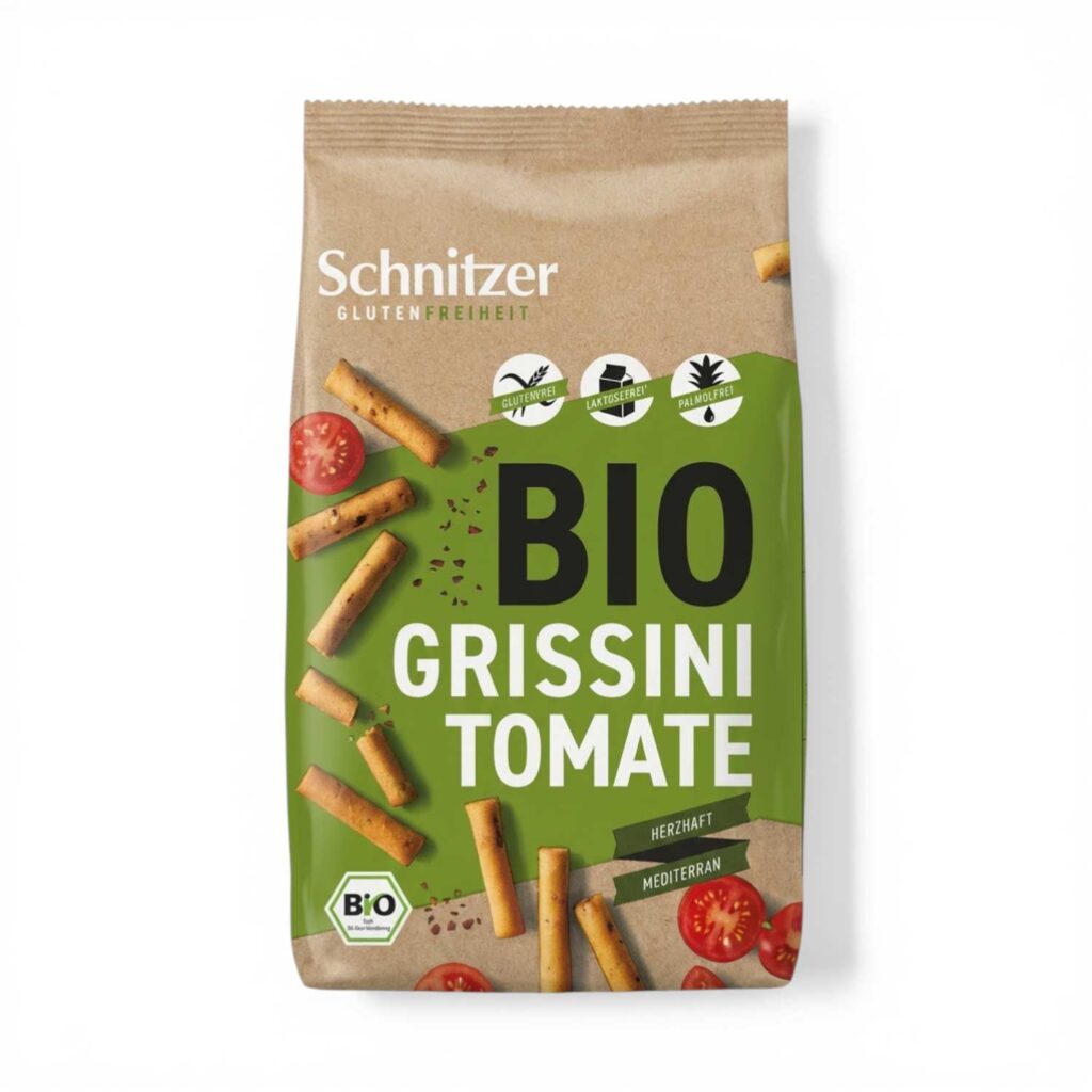 Grissini tomate sans gluten 100 g Schnitzer