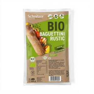 BAGUETTINI RUSTIC SS GLUTEN 200GR SCHNITZER
