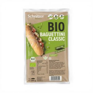 BAGUETTINI CLASSIC SS GLUTEN 200GR SCHNITZER