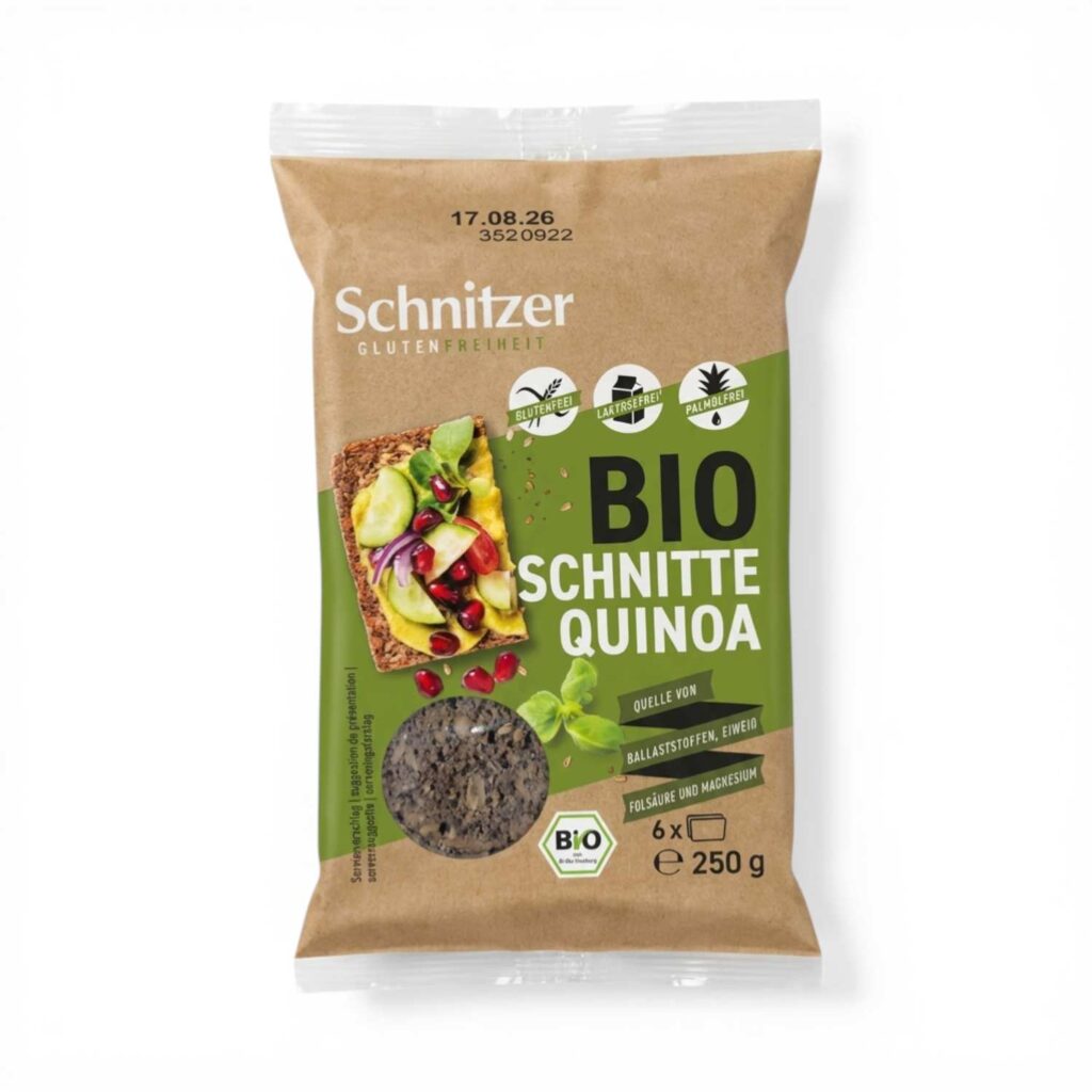 Pain tranché quinoa sans gluten 250 g Schnitzer