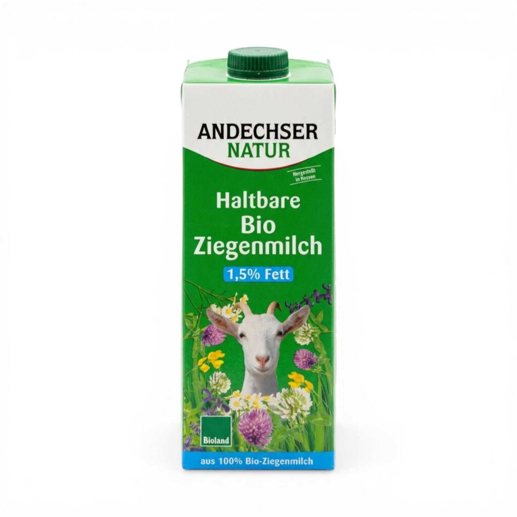 LAIT DE CHEVRE 1/2 ECREME 1L ANDECHSER