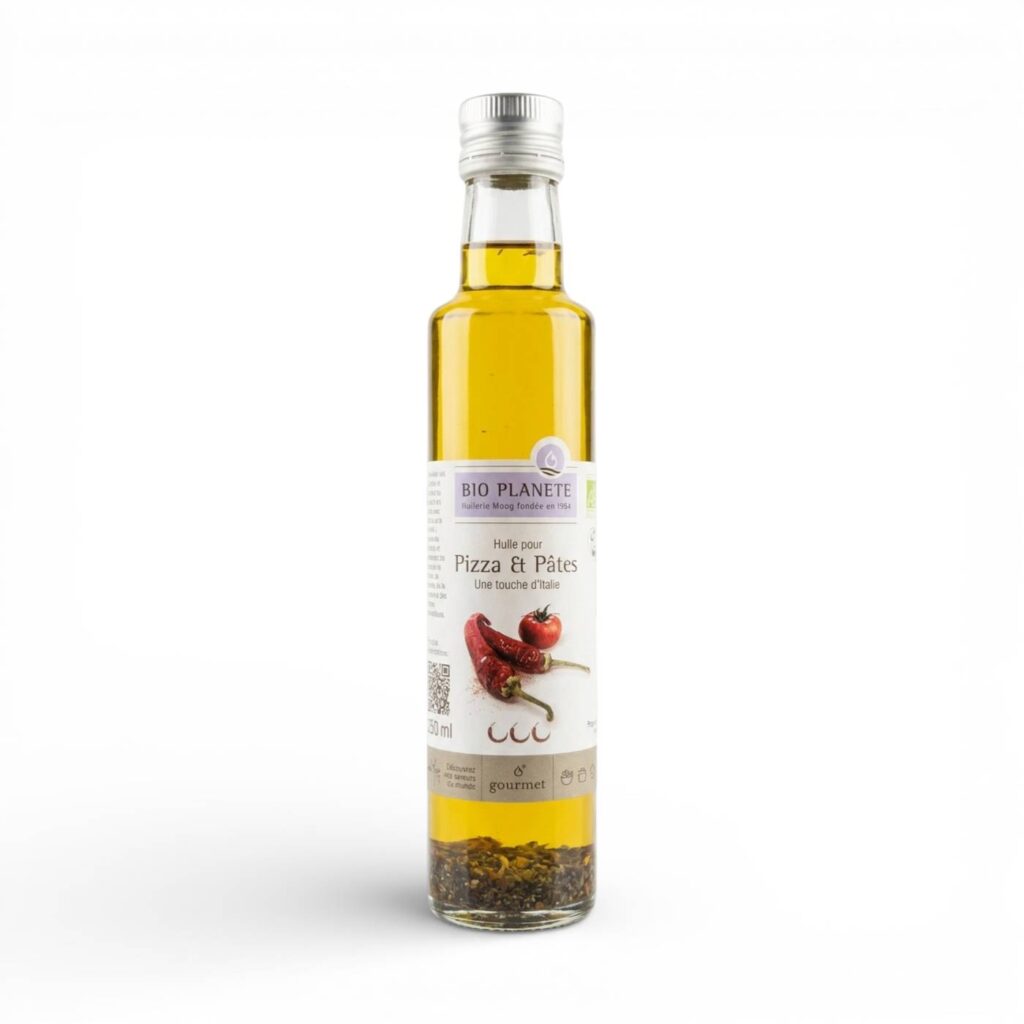 Huile pour pizza et pâtes 250 ml Bio Planète