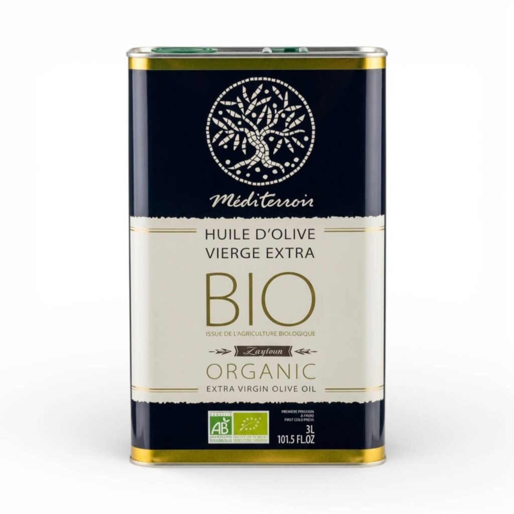 Huile Olive Zaytoun Tunisie 3l Mediterroir