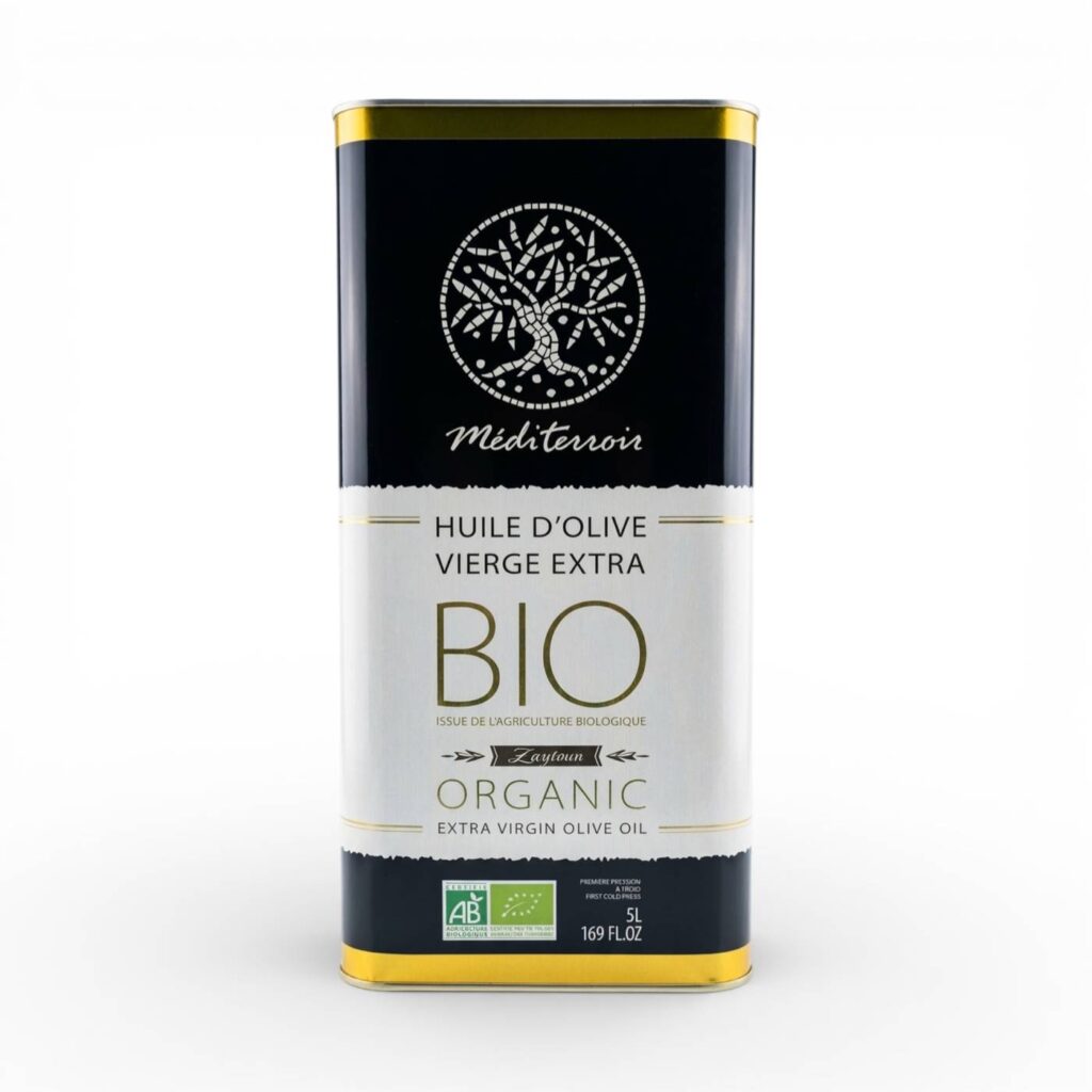 Huile Olive Zaytoun Tunisie 5l Mediterroir