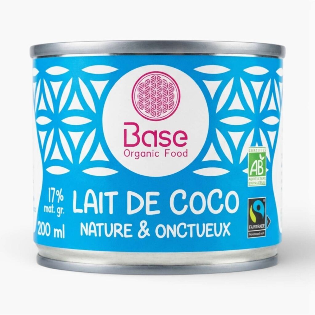 Lait de Coco 17%Mg 200ml Base Organic Food