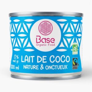 LAIT DE COCO 17%MG 200ML BASE ORGANIC FOOD