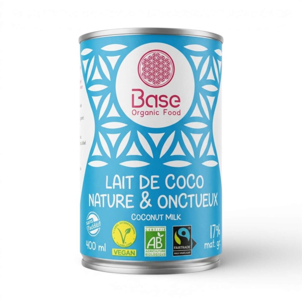 Lait de Coco 17%Mg 400ml Base Organic Food