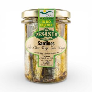 SARDINES HUILE OLIVE 195GR PESASUR