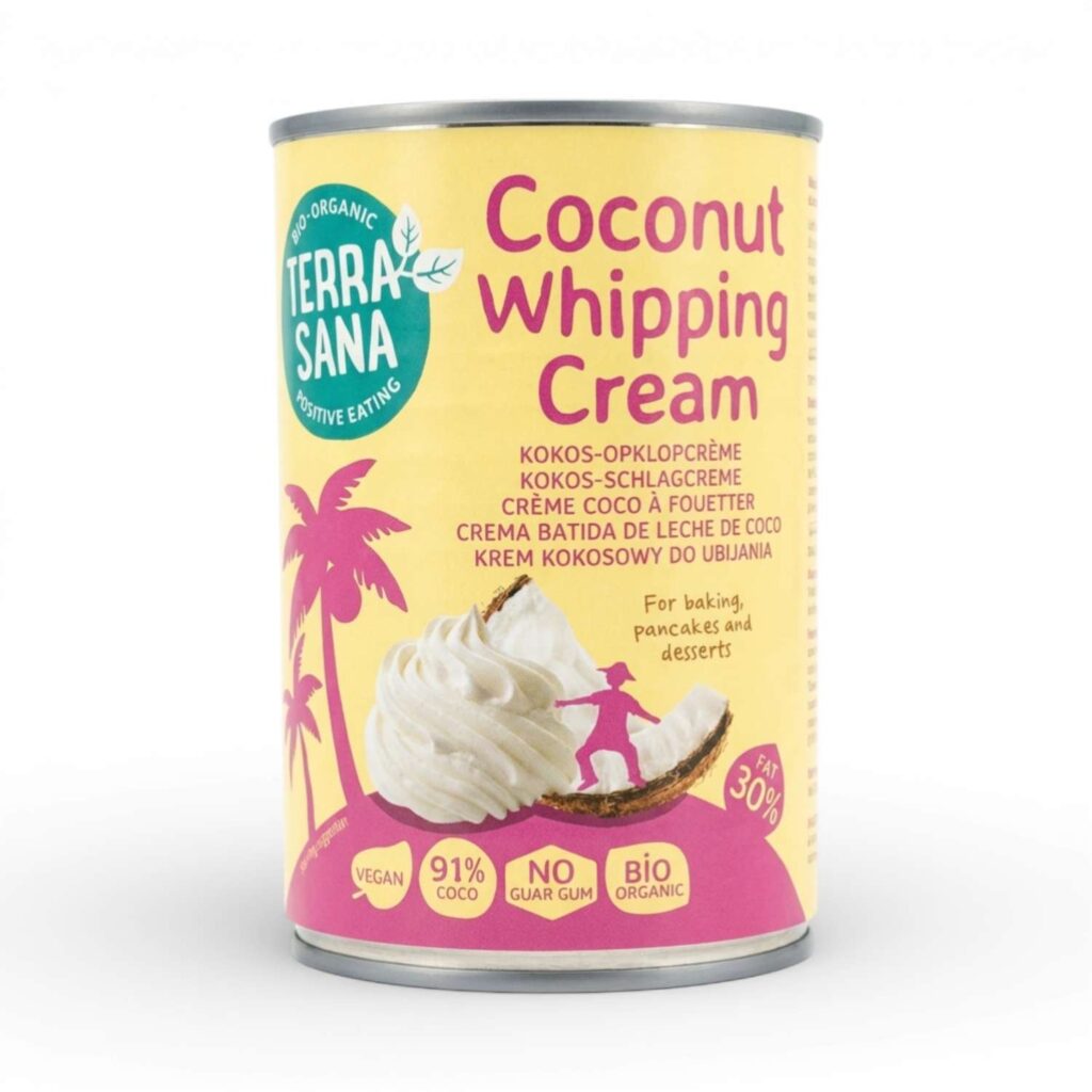 Crème de coco à fouetter 300 ml TerraSana