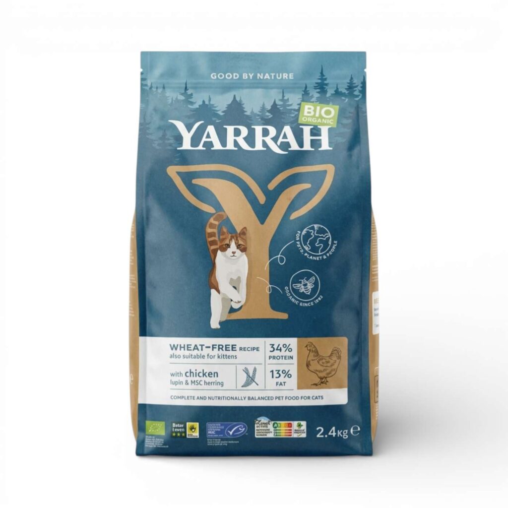 Croquettes sans céréales pour chats 2,4 kg Yarrah