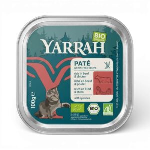 BARQUETTE CHAT POULET BOEUF 100G YARRAH