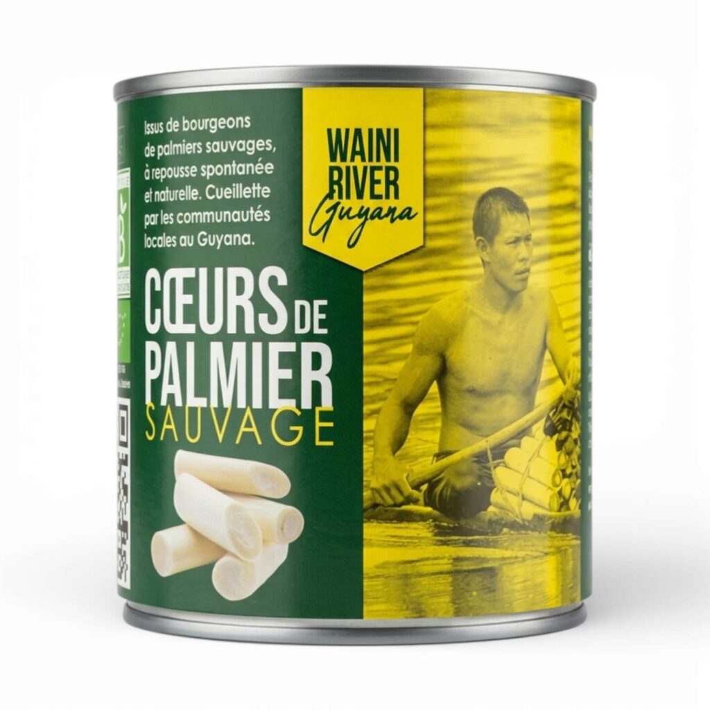 Cœurs de palmiers bio Waini River 220 g