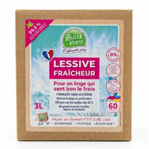 LESSIVE LIQUIDE FRAICHEUR 3L BULLE VERTE