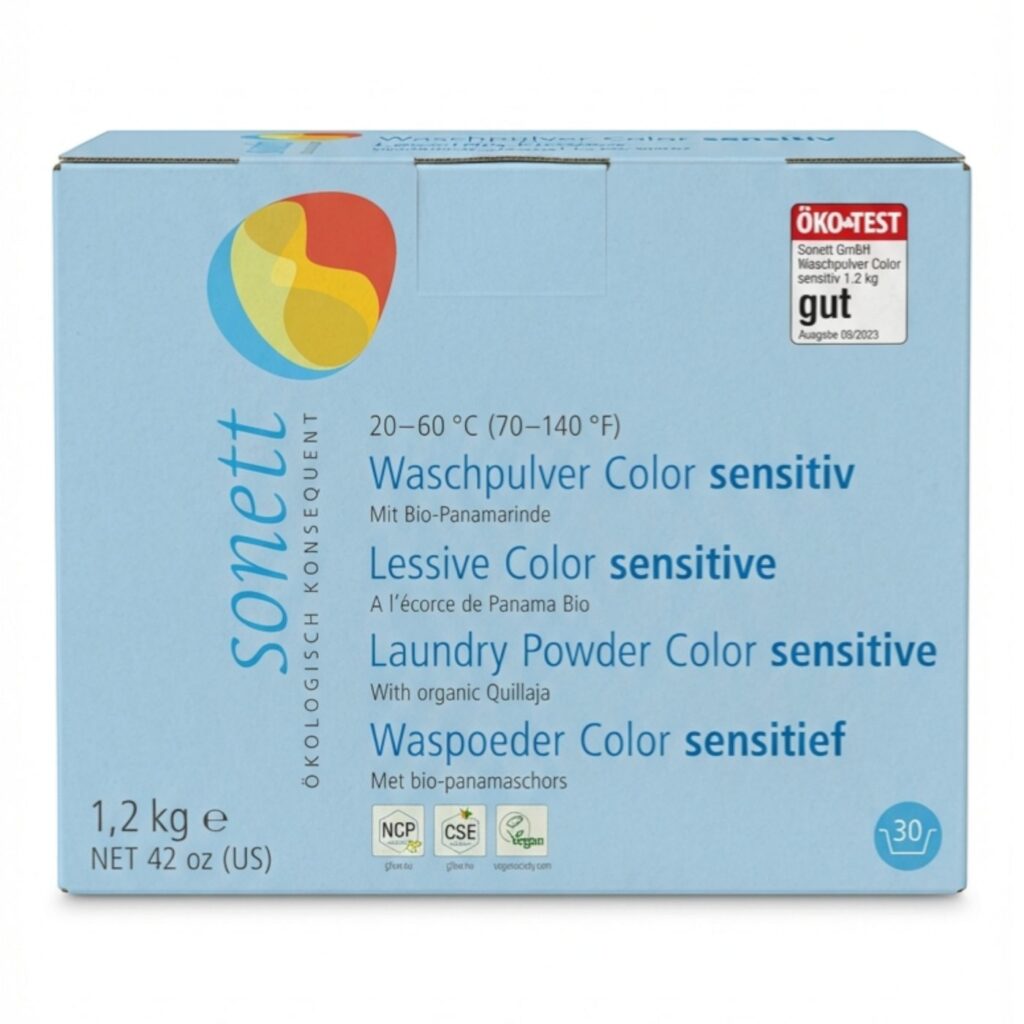 LESSIVE POUDRE COLOR SENSITIVE 1.2KG SONETT