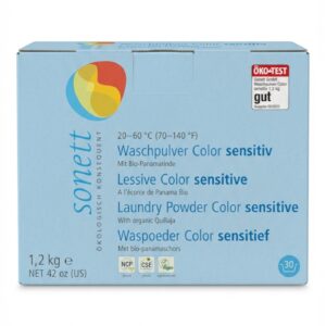 LESSIVE POUDRE COLOR SENSITIVE 1.2KG SONETT