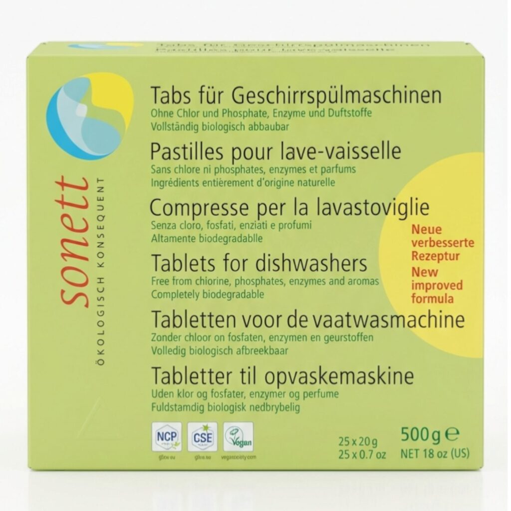 PASTILLES POUR LAVE VAISSELLE (25x20g) SONETT