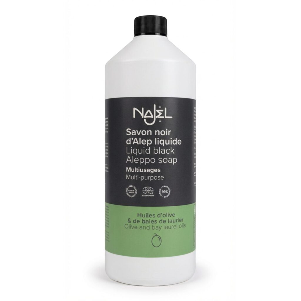 SAVON NOIR D'ALEP MULTI USAGE 1L NAJEL