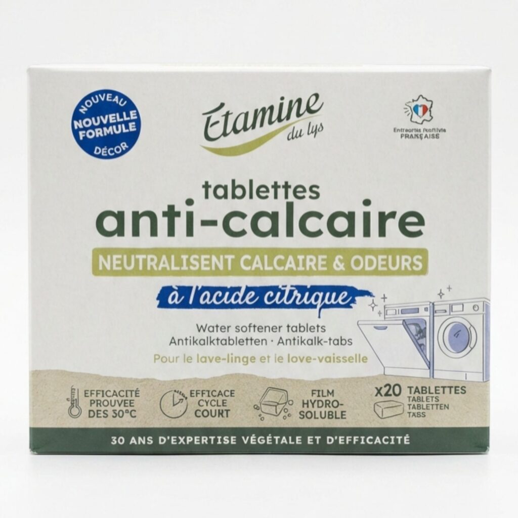TABLETTES ANTI CALCAIRE X20 ETAMINE DU LYS