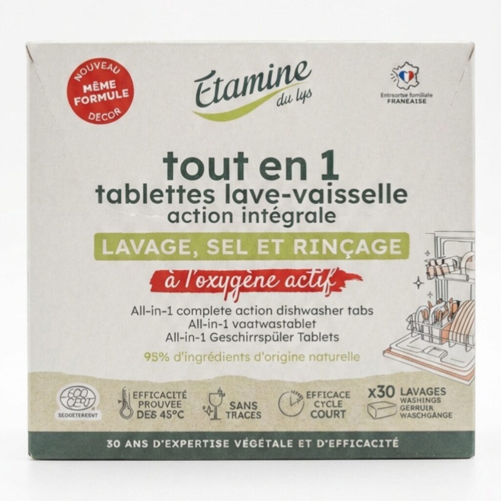 TABLETTES LAVE VAISSELLE TOUT EN 1 X30 ETAMINE DU LYS