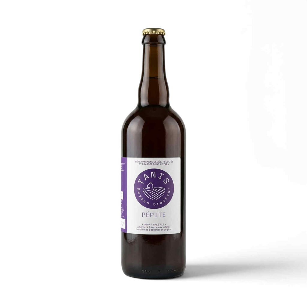 Bière la Pepite Ipa 75cl Tanis