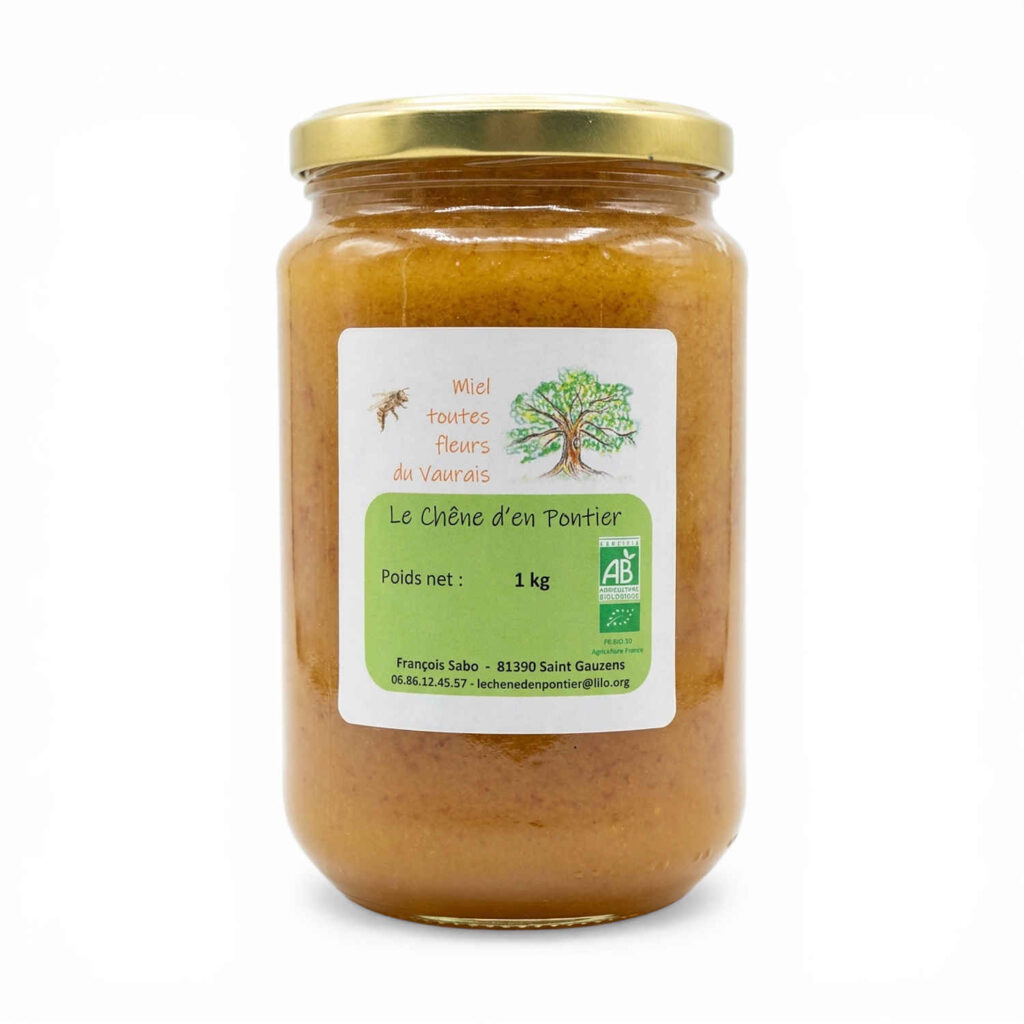 Miel toutes fleurs 1 kg Le Chêne d’En Pontier