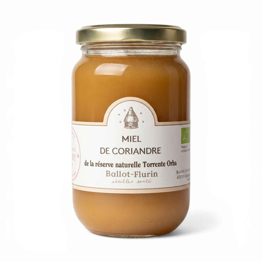 Miel de coriandre 480 g Ballot-Flurin