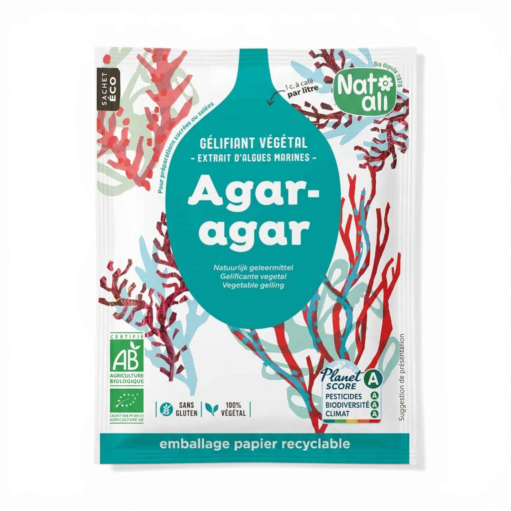 Poudre d’agar-agar 50 g Natali