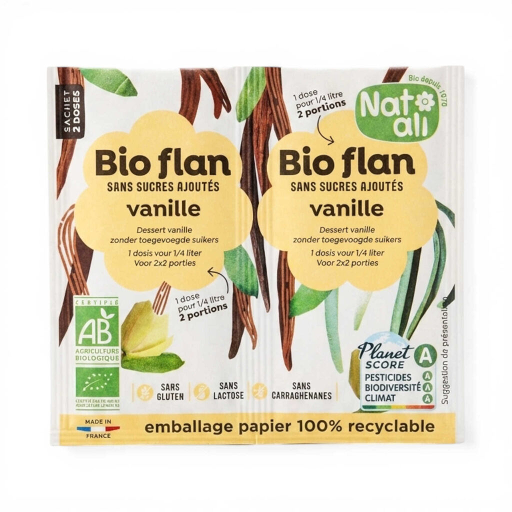 Bioflan Vanille sans Sucre 8g Natali
